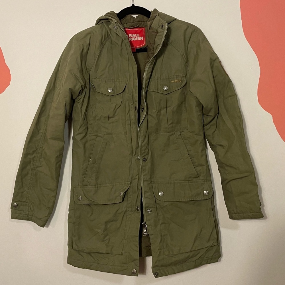 Fjallraven Greenland Parka womens size xs military green
